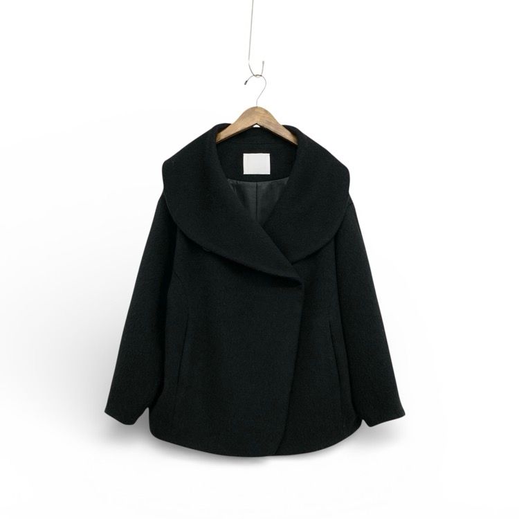 2025AW Mame Kurogouchi マメクロゴウチ Wool Arupaka Shawl Collar