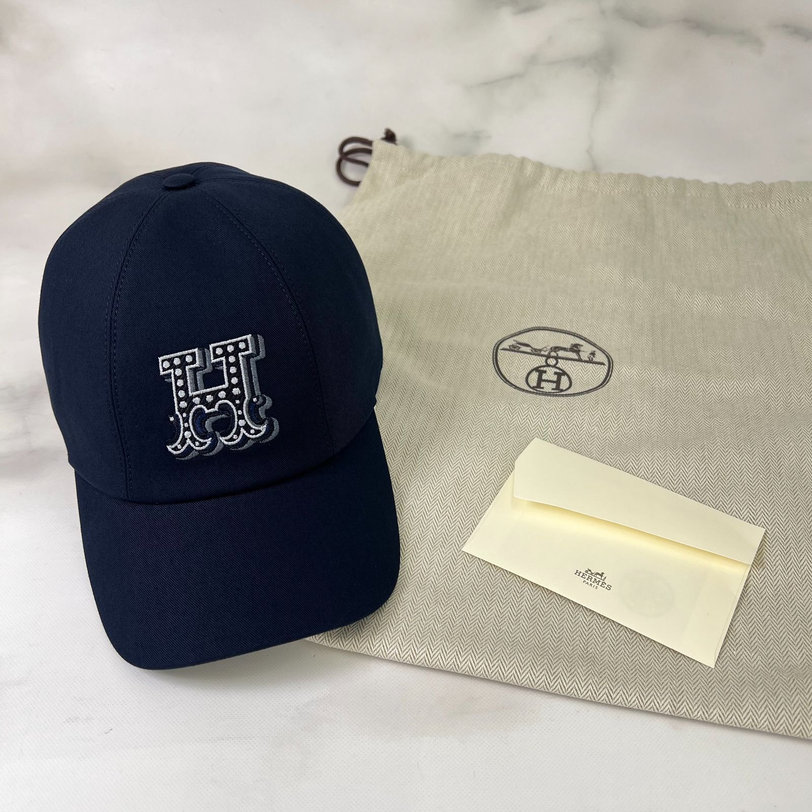 鑑定済み【 新品未使用 】エルメス 《 セレナ Hエレクトリック 》 59