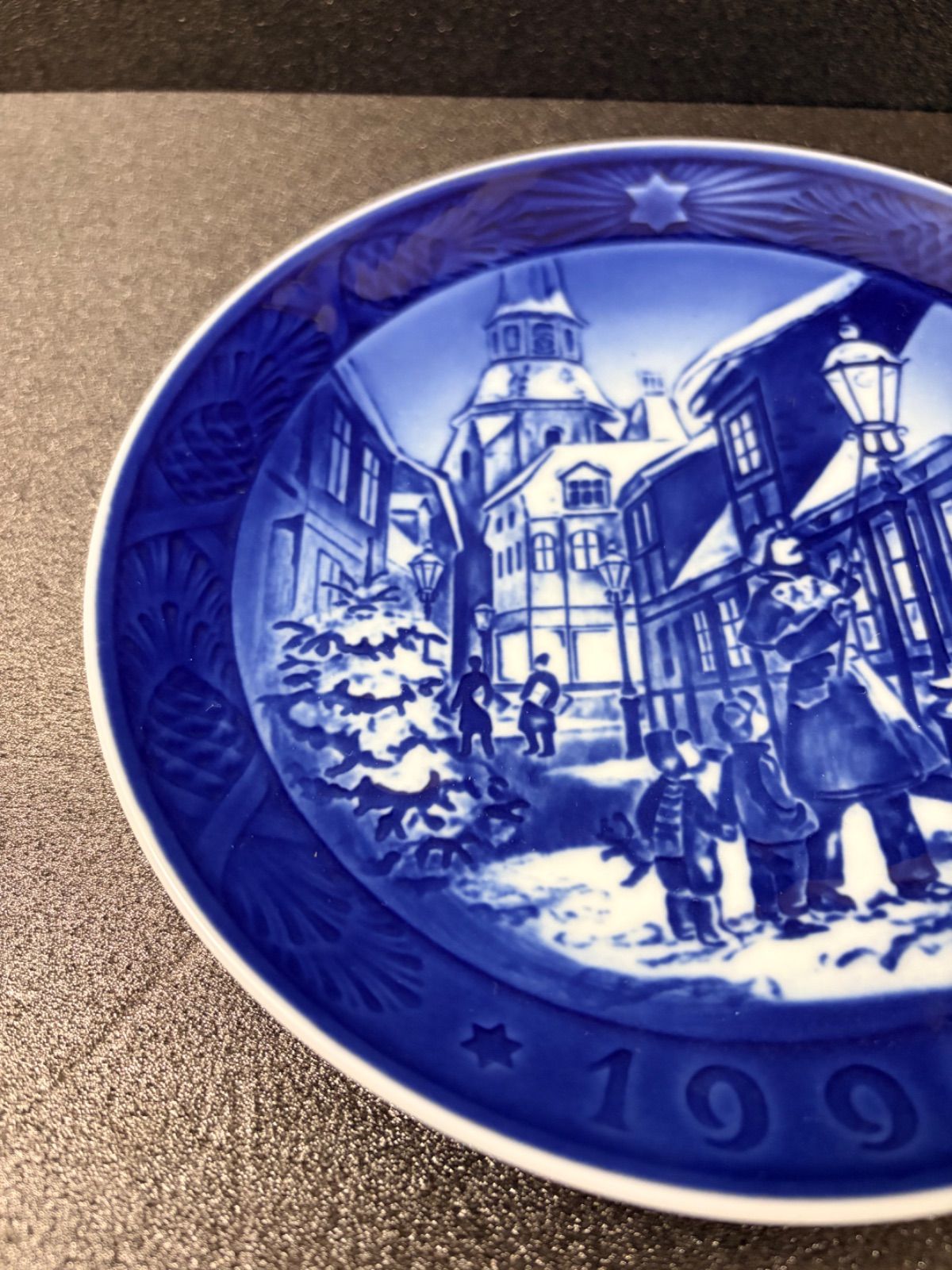 ロイヤルコペンハーゲン イヤープレート ROYAL COPENHAGEN 1996年 街灯