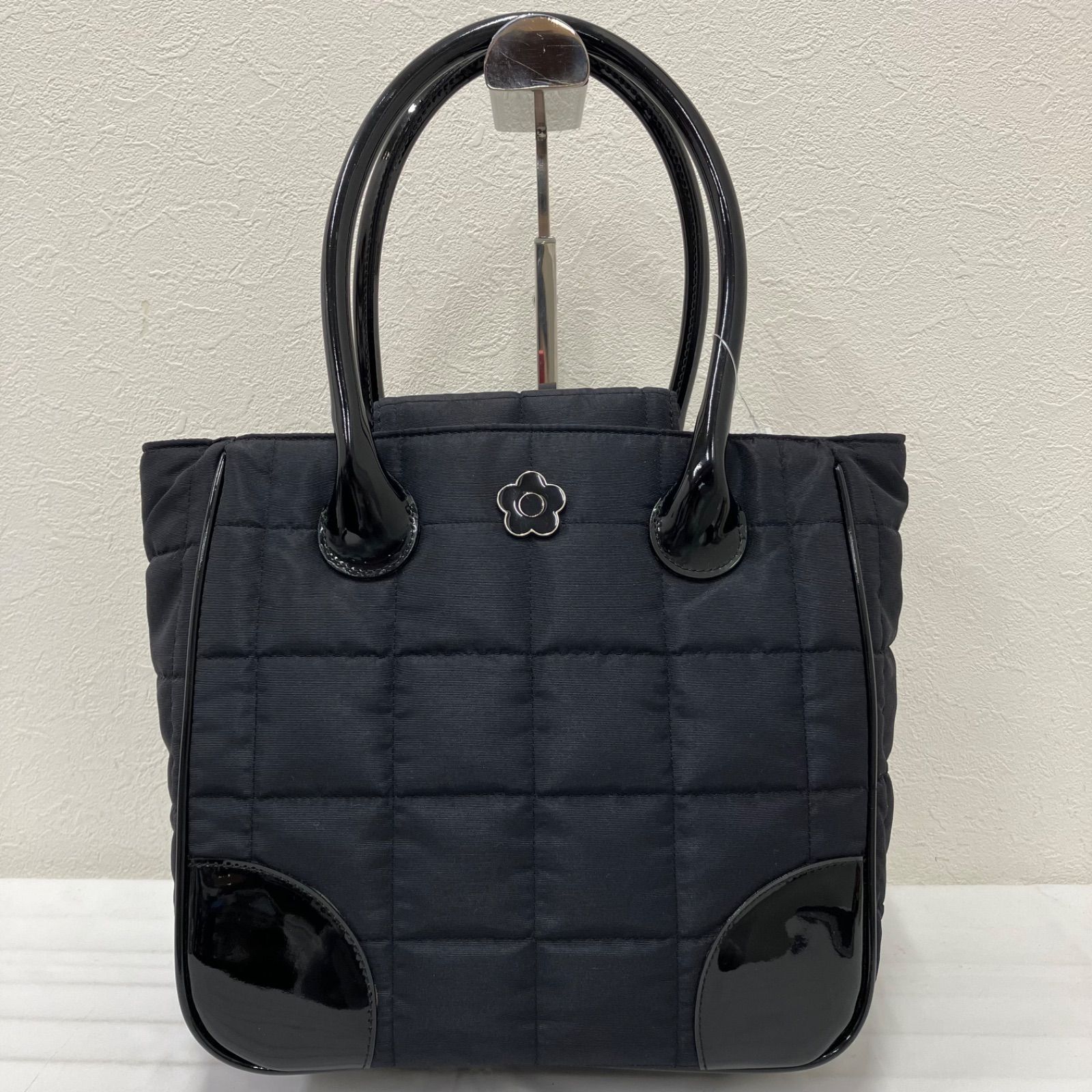 Y9995 MARY QUANT マリークワント ハンドバッグ キルティング デイジー 