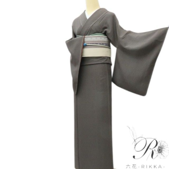 六花-RIKKA- 新品 正絹 染士 伊智郎 彫士 双光 角通し 仕付け糸付❀礼