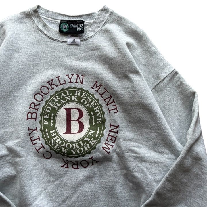 90's BROOKLYN MINT SWEAT USA製 スウェット トレーナー - メルカリ