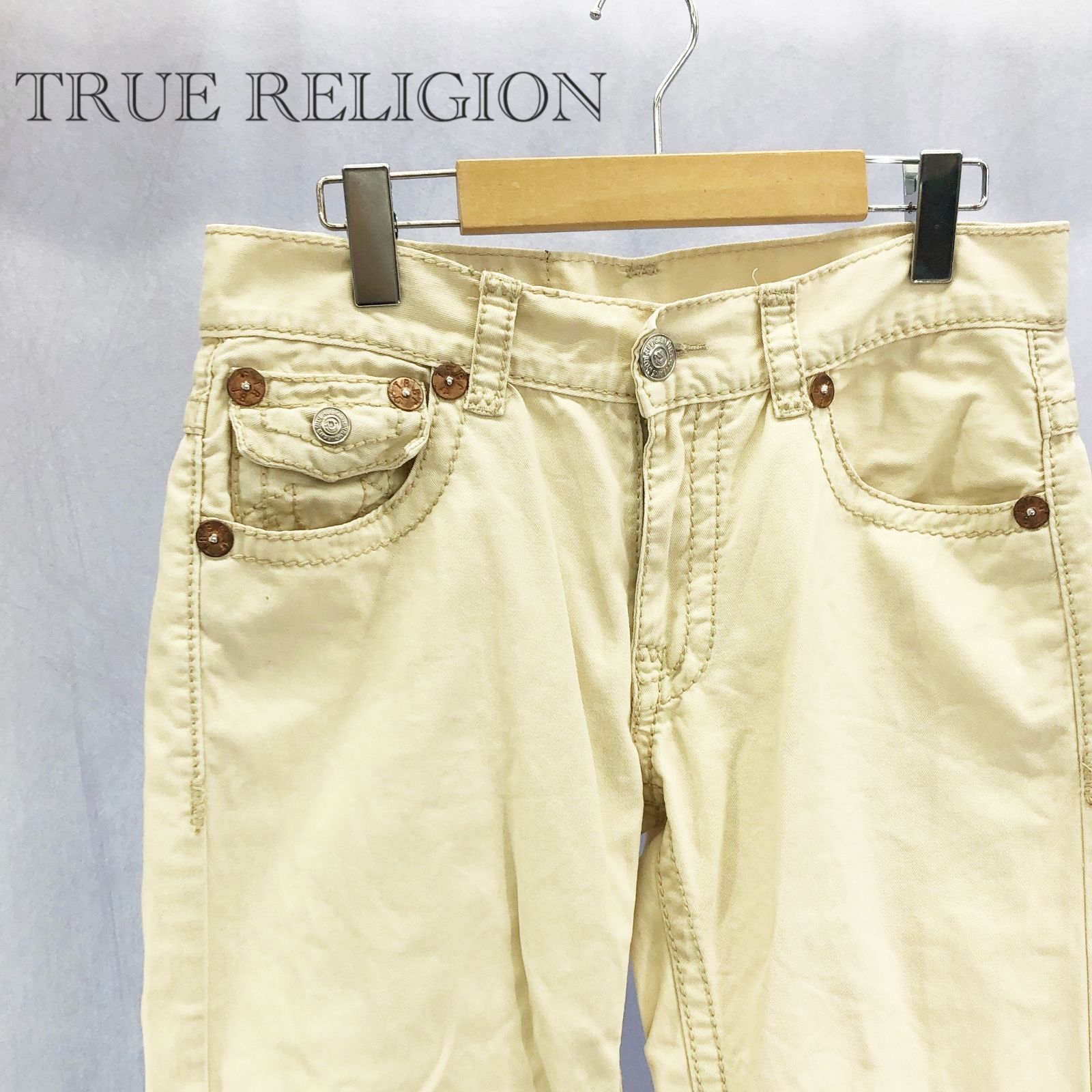 USA製 TRUE RELIGION トゥルー レリジョン JOEY SUPER T デニム パンツ 