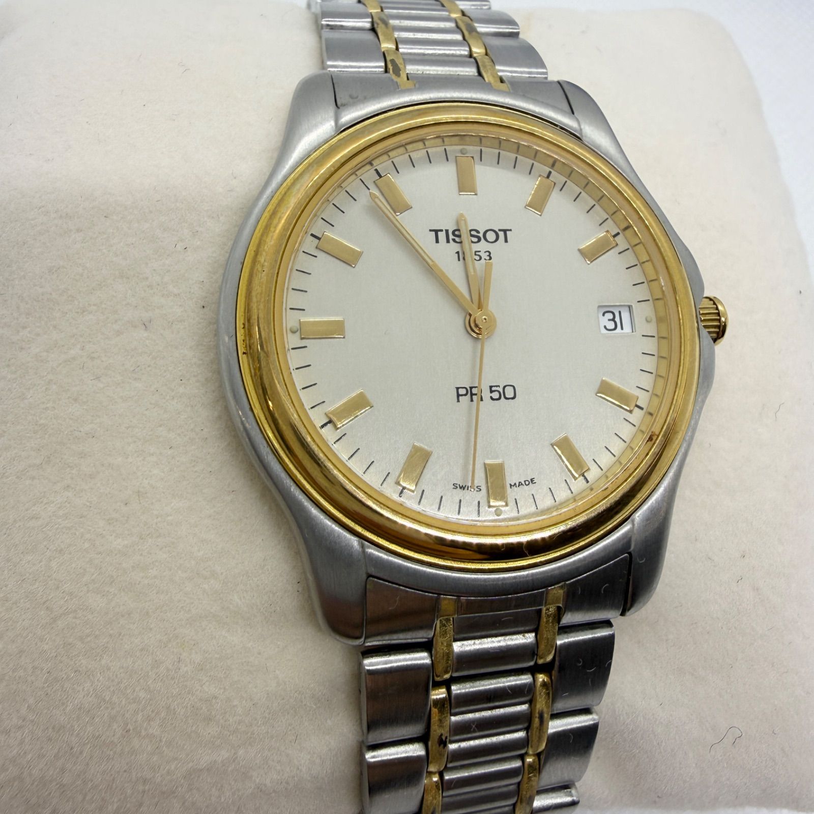 TISSOT 腕時計 PR50 ティソ クォーツ腕時計 メンズ - メルカリ