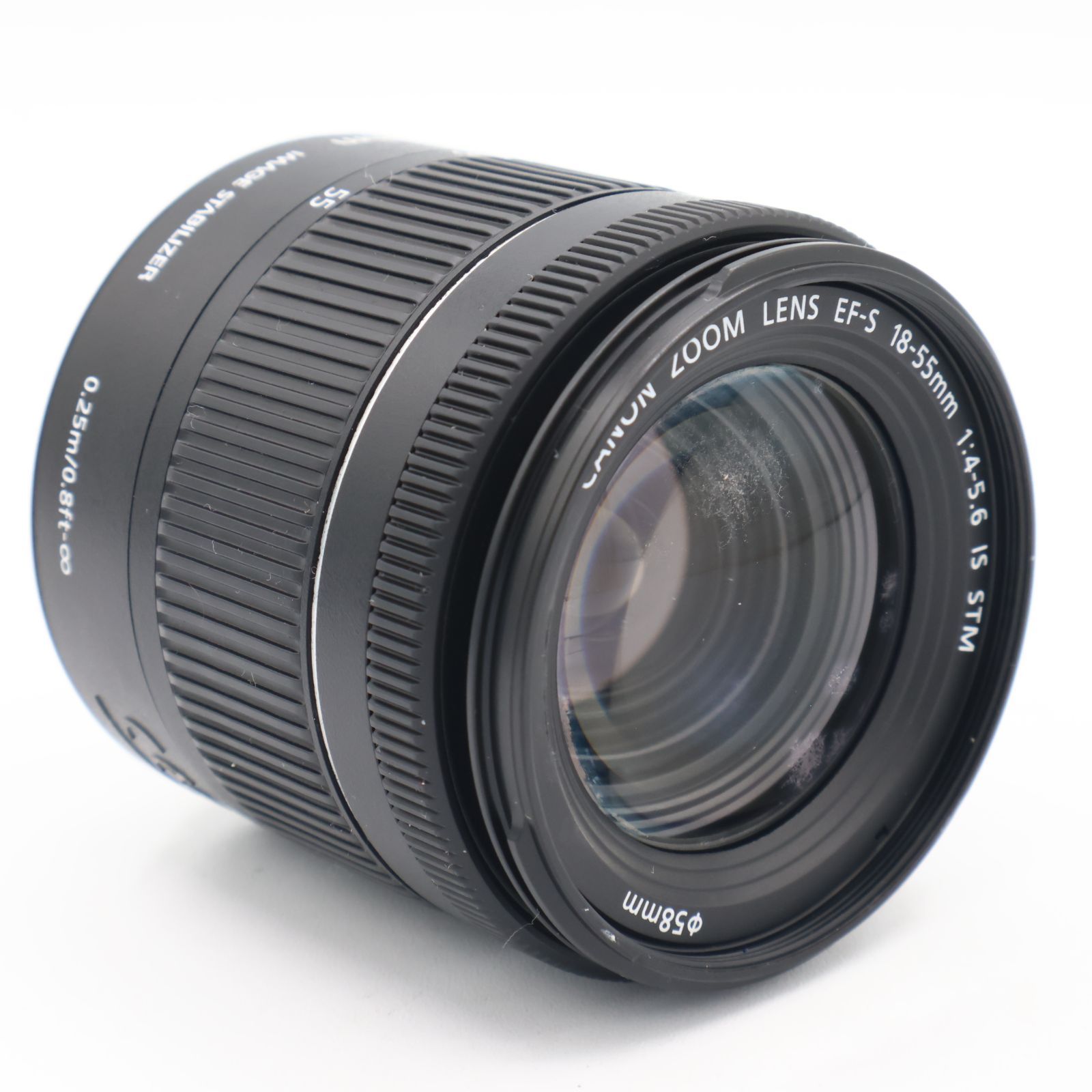 Canon キヤノン 標準ズームレンズ EF-S18-55mm F4.0-5.6IS STM APS-C