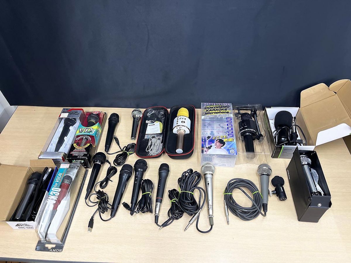 ジャンク品】 audio-technica SONY Victorなど マイク マイクロフォン