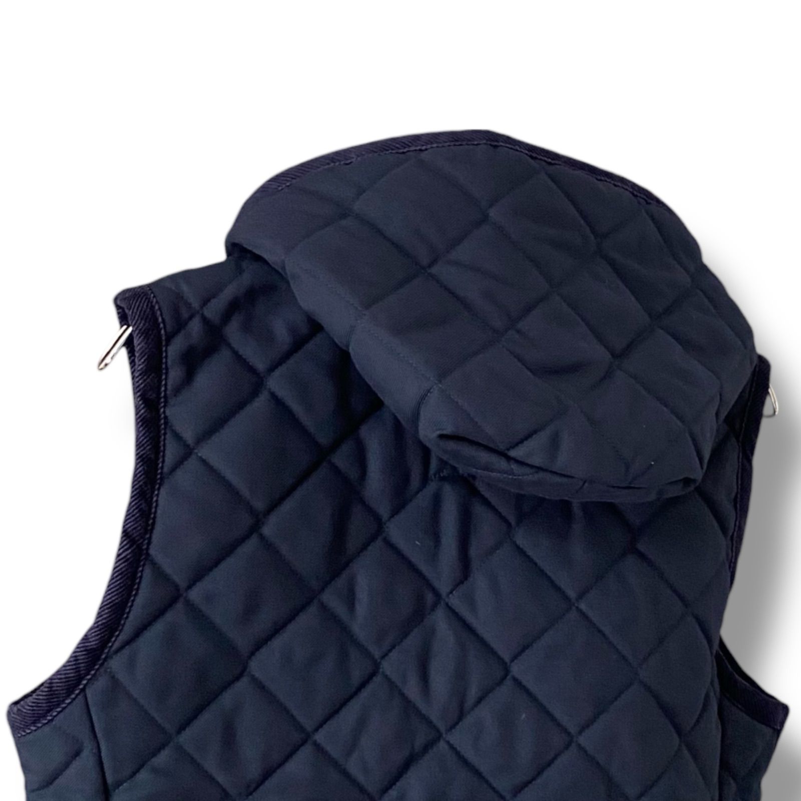 LAVENHAM ラベンハム 極上キルティングベスト フード付 38 Mサイズ