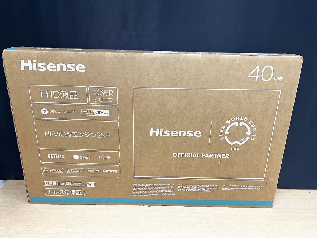 未開封品】 Hisense ハイセンス 液晶テレビ 40v型 40C35R ☆ 【公式通販】