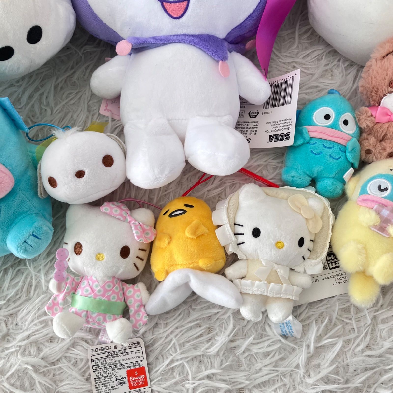 サンリオ ぬいぐるみ Sanrio 大量まとめ売り タグあり多数 マスコット 
