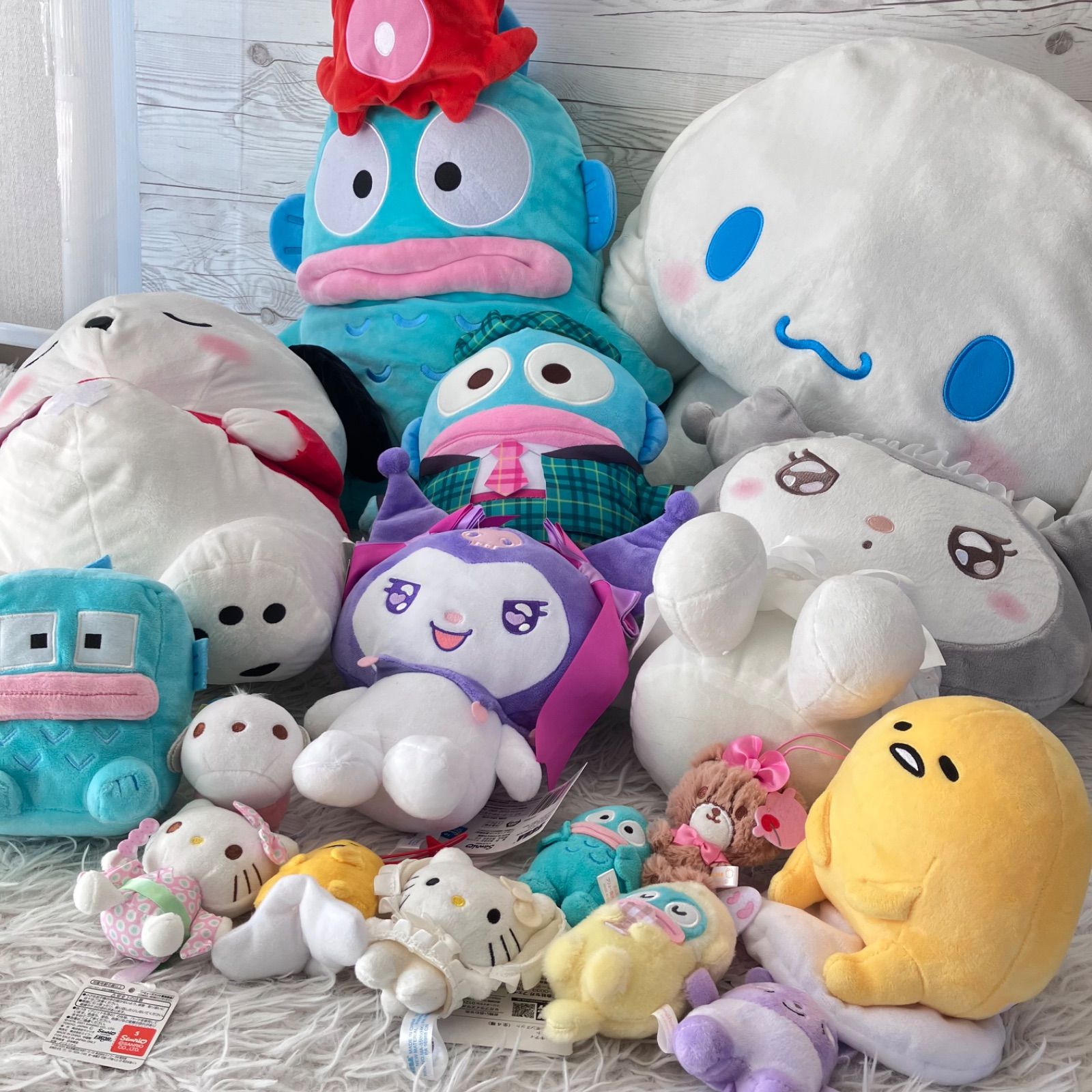サンリオ ぬいぐるみ Sanrio 大量まとめ売り タグあり多数 マスコット 
