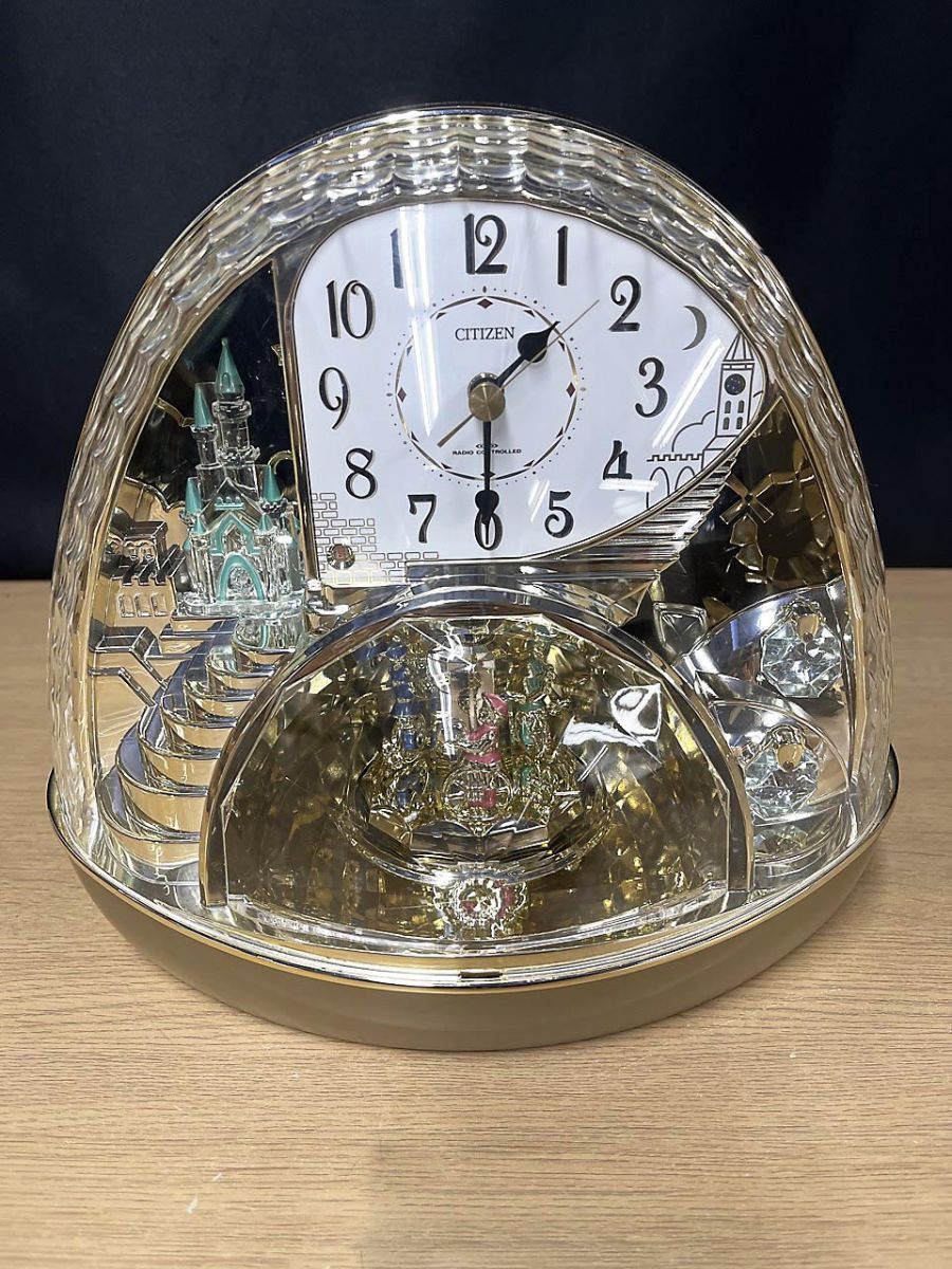 CITIZEN シチズン パルドリーム 電波時計 置時計 高さ約24cm 4RY640