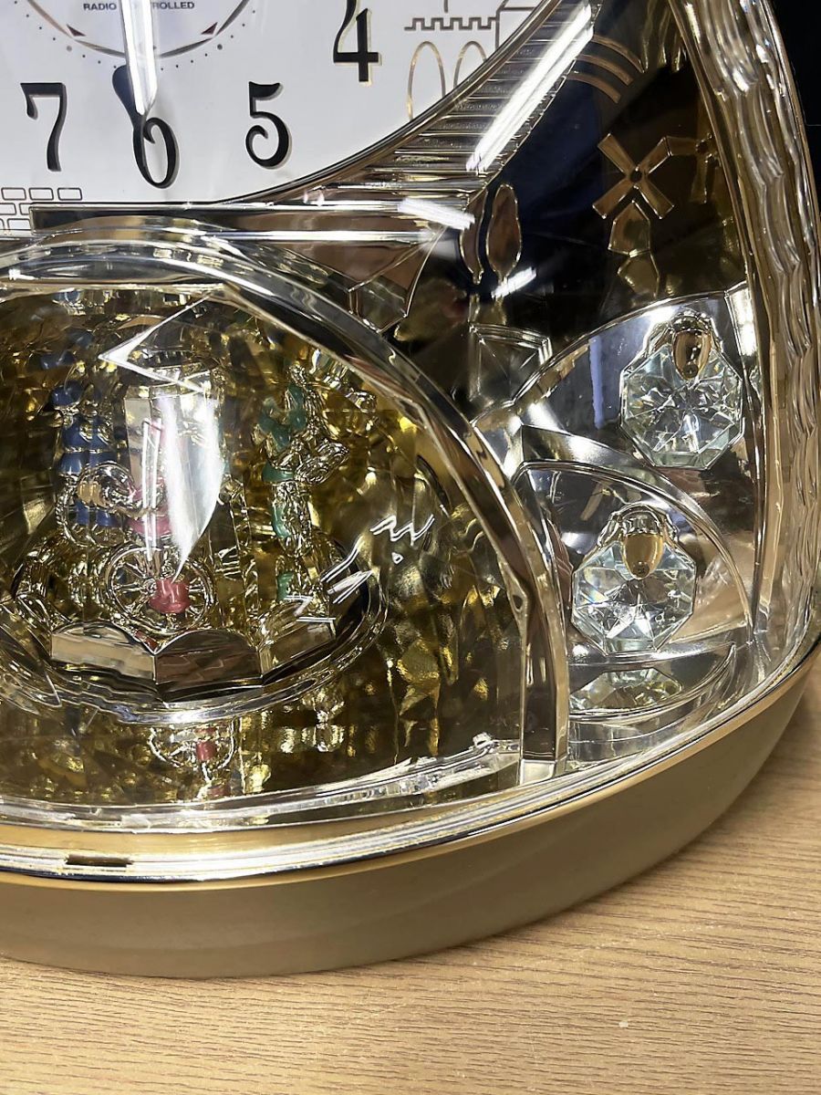 CITIZEN シチズン パルドリーム 電波時計 置時計 高さ約24cm 4RY640