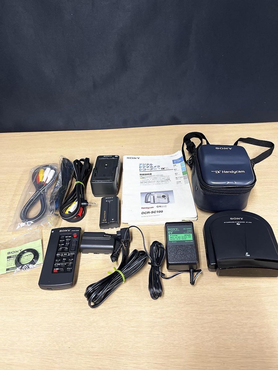 ジャンク品】 SONY ソニー デジタルビデオカメラ DCR-SC100 - メルカリ