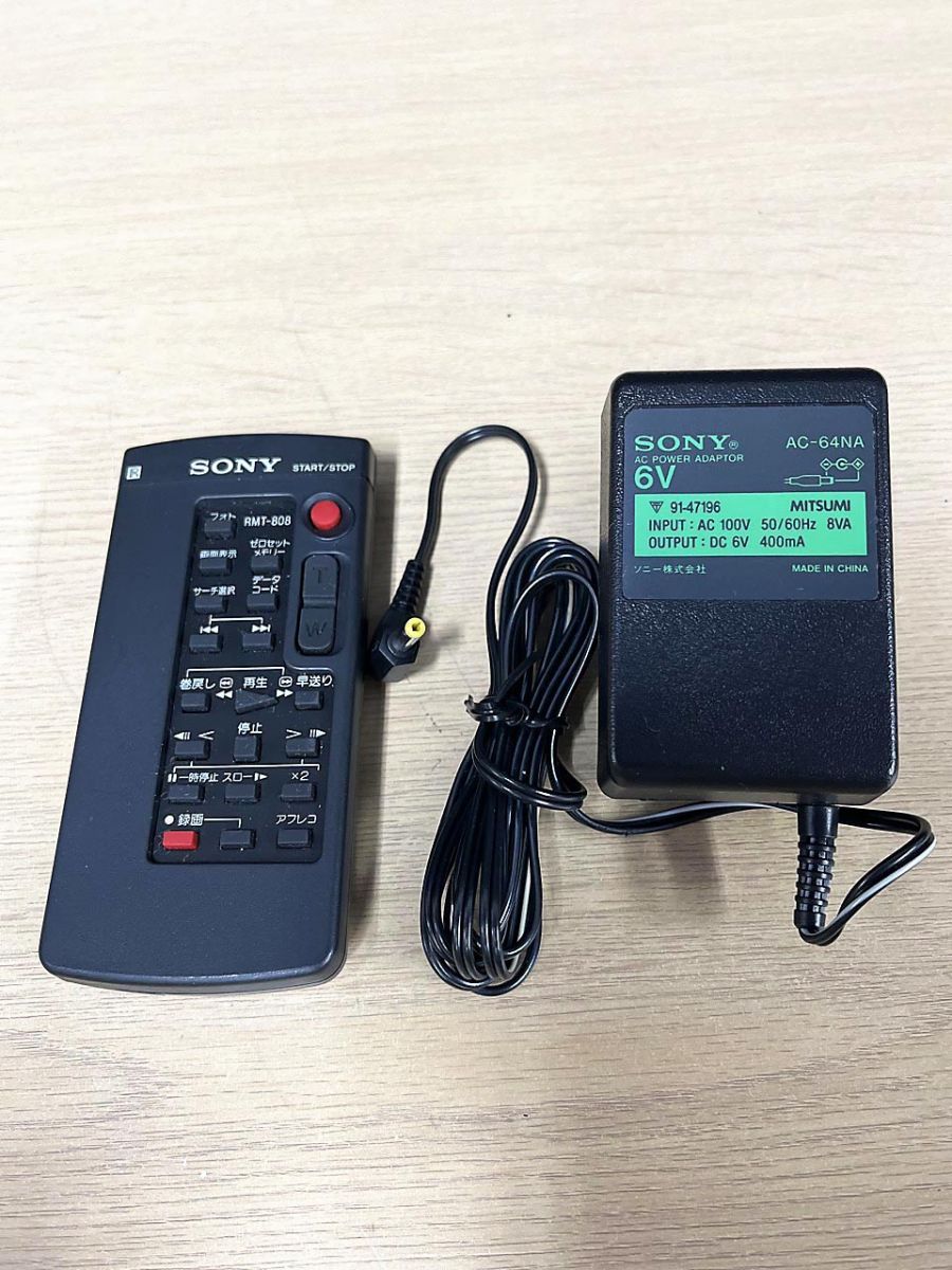 ジャンク品】 SONY ソニー デジタルビデオカメラ DCR-SC100 - メルカリ