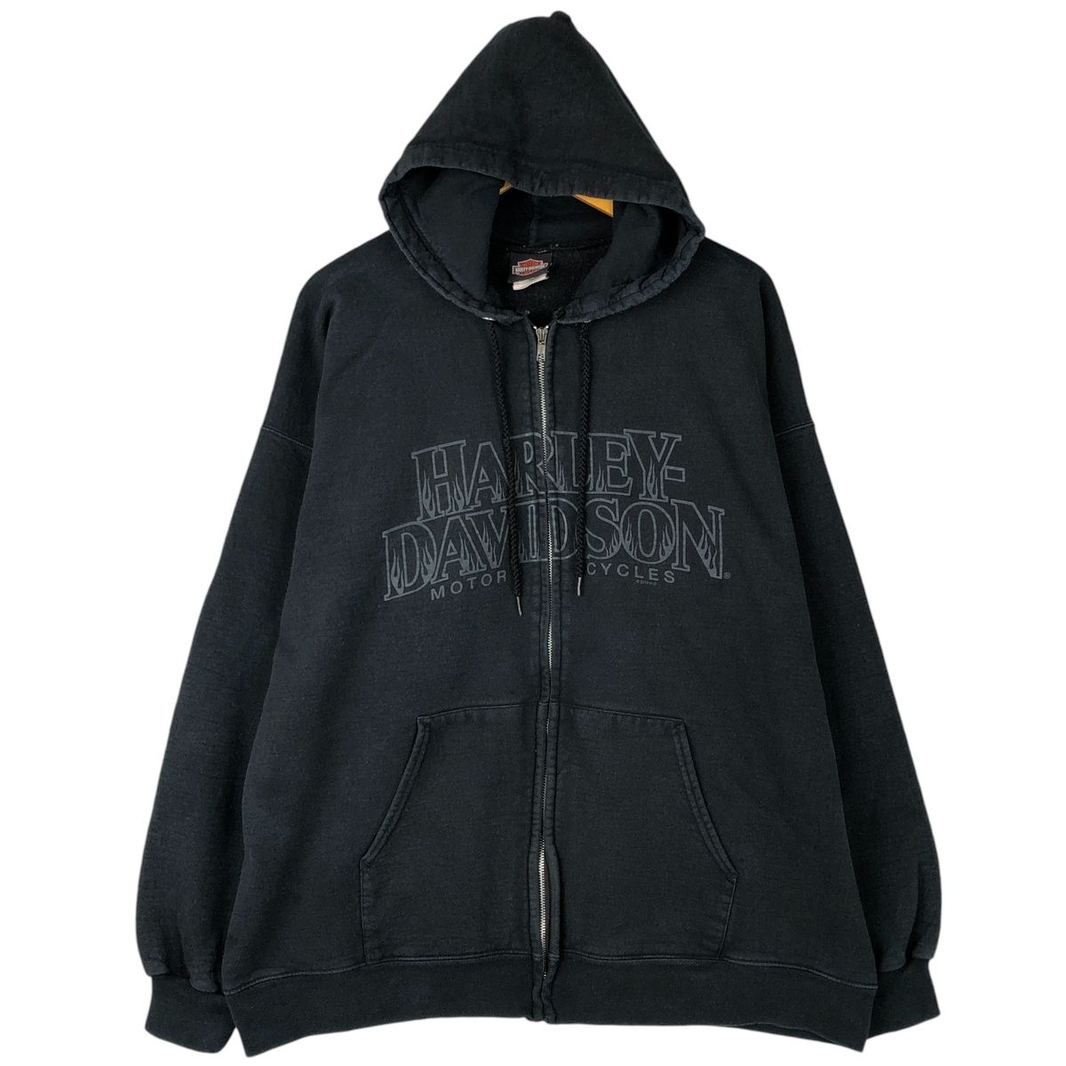 古着 ハーレーダビッドソン Harley-Davidson ファイヤーパターン 鷲柄