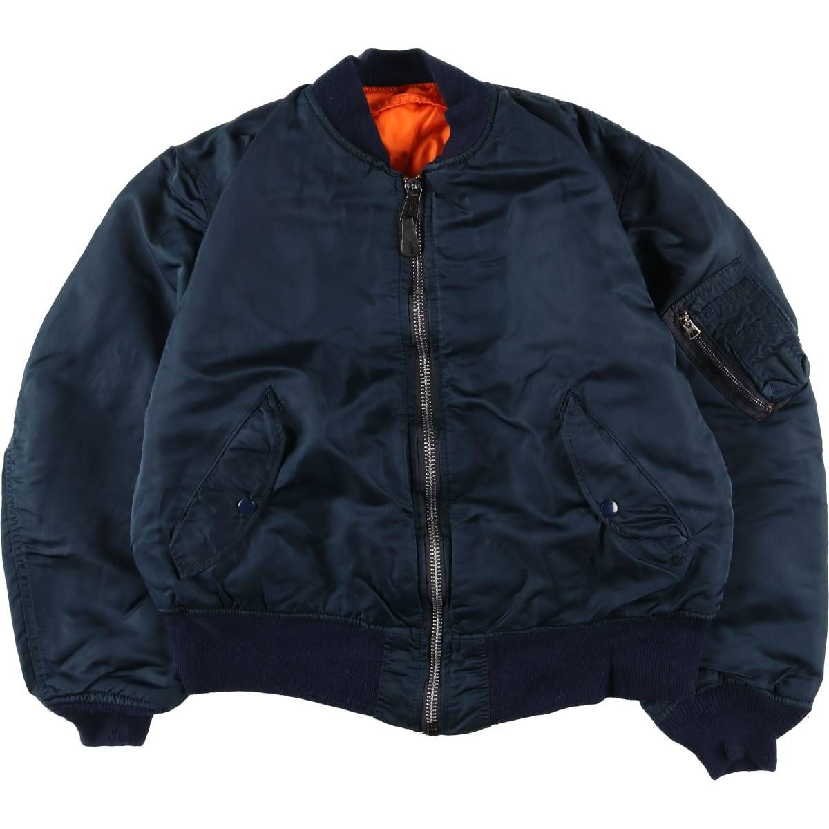 古着 80~90年代 民間品 アルファ ALPHA MA-1タイプ 中綿入り