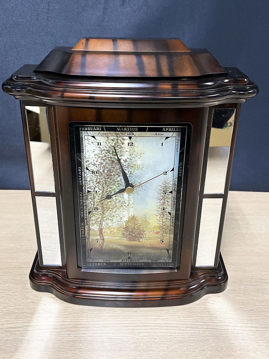 鹿野漆器 ワンタッチキーBOX 置時計 K-31 ※記念品 - メルカリ