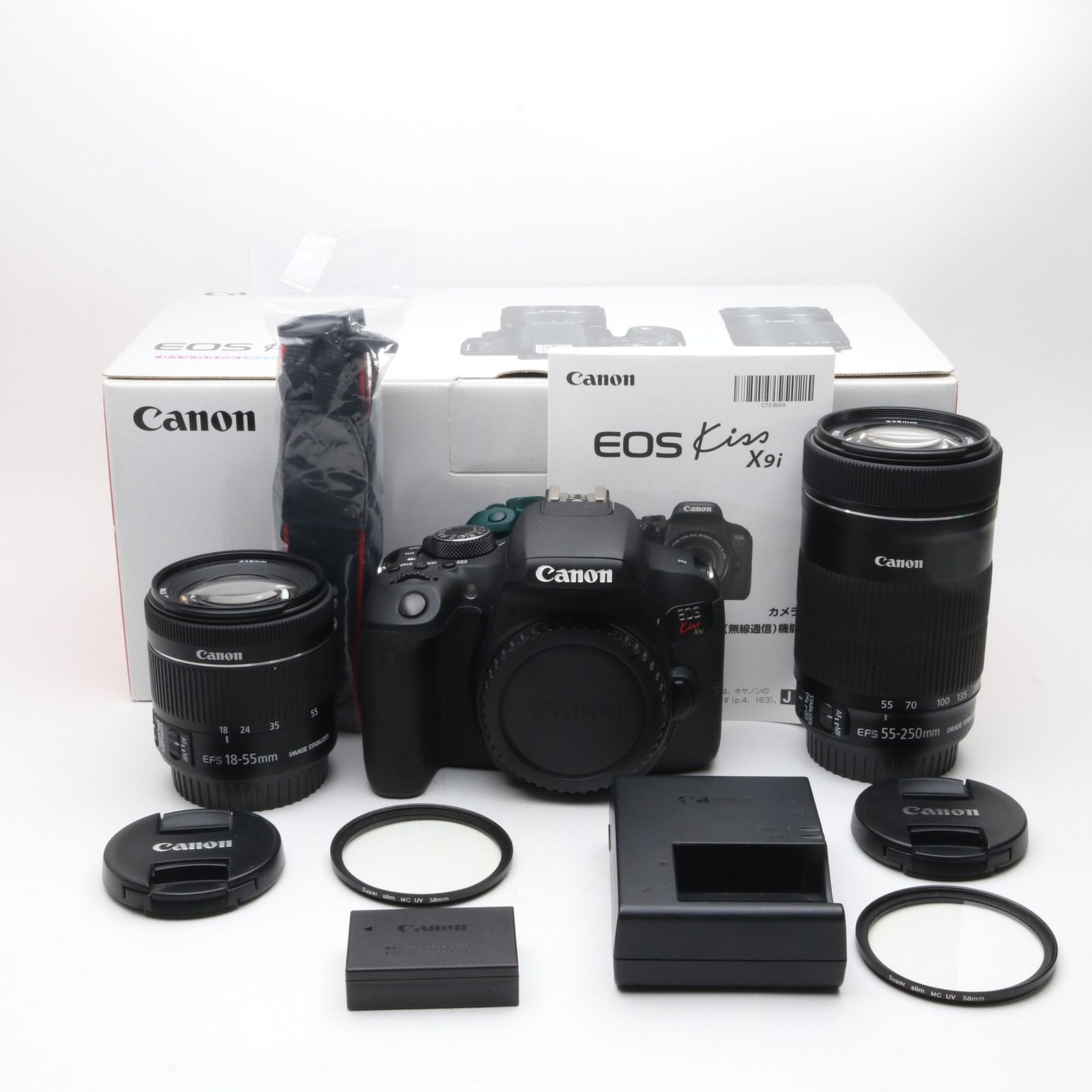 デジタルカメラ Canon デジタル一眼レフカメラ EOS Kiss X9i ダブル