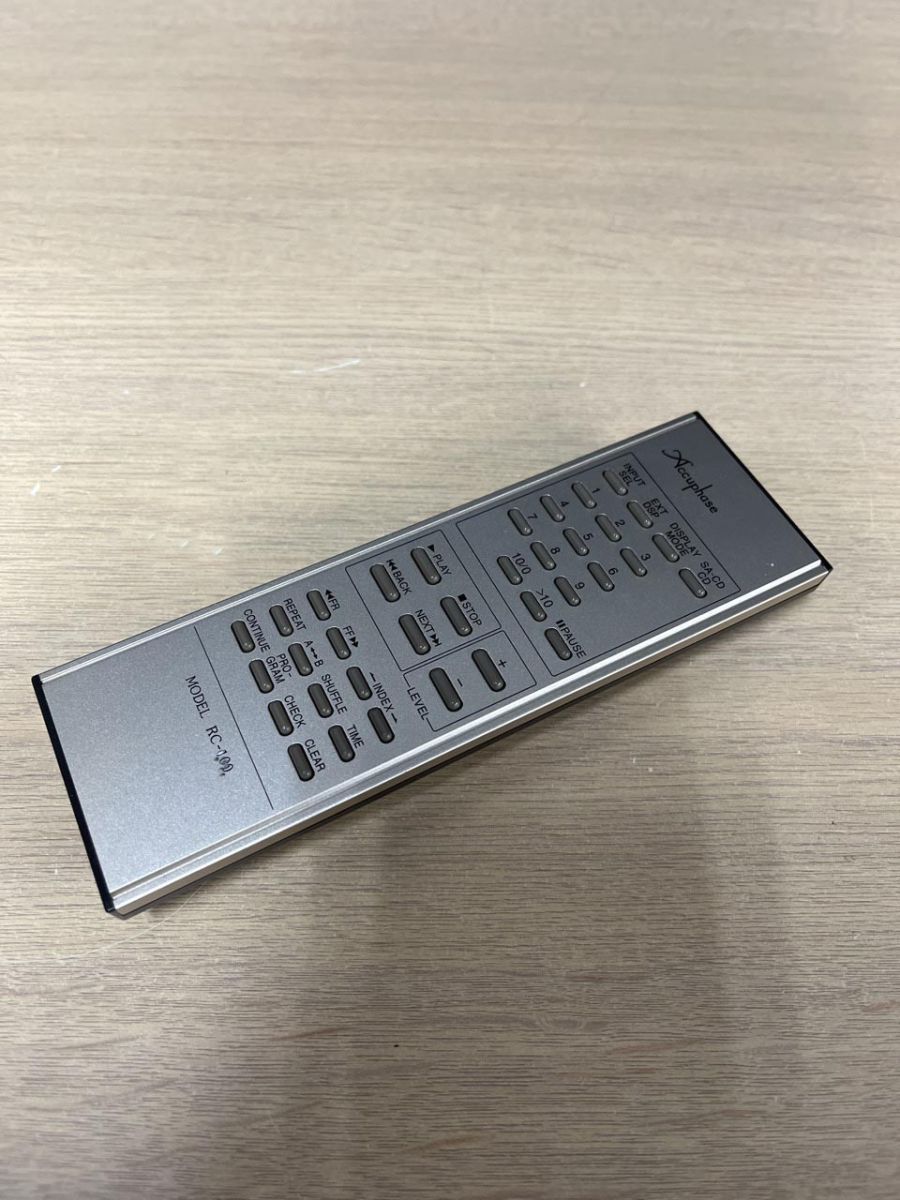 Accuphase リモコン DP-400 DP-500 DP-600 RC-100 アキュフェーズ