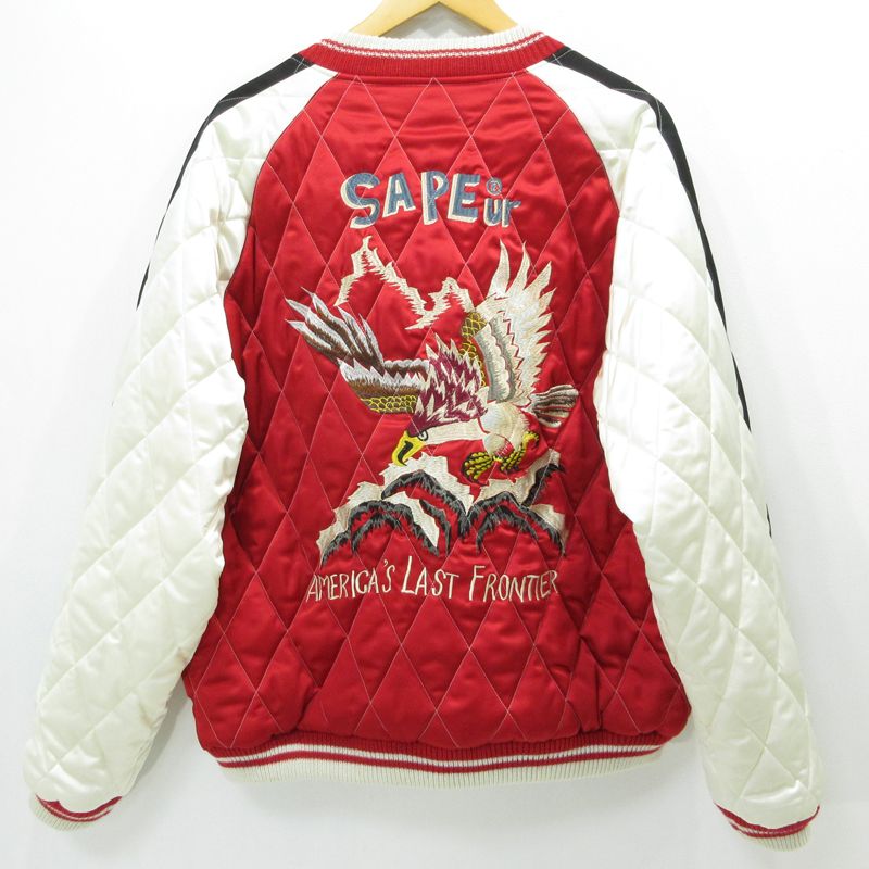 マ*ん様 SAPEUR スーベニアジャケット スカジャン リバーシブル XL 新 三重本店】 中古 SAPEur | サプール スーベニアジャケット Reversible