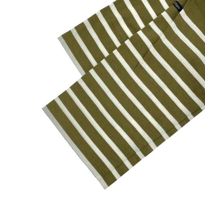 Le minor (ルミノア) SLOBE別注NAVAL BORDER カットソー カーキ FREE