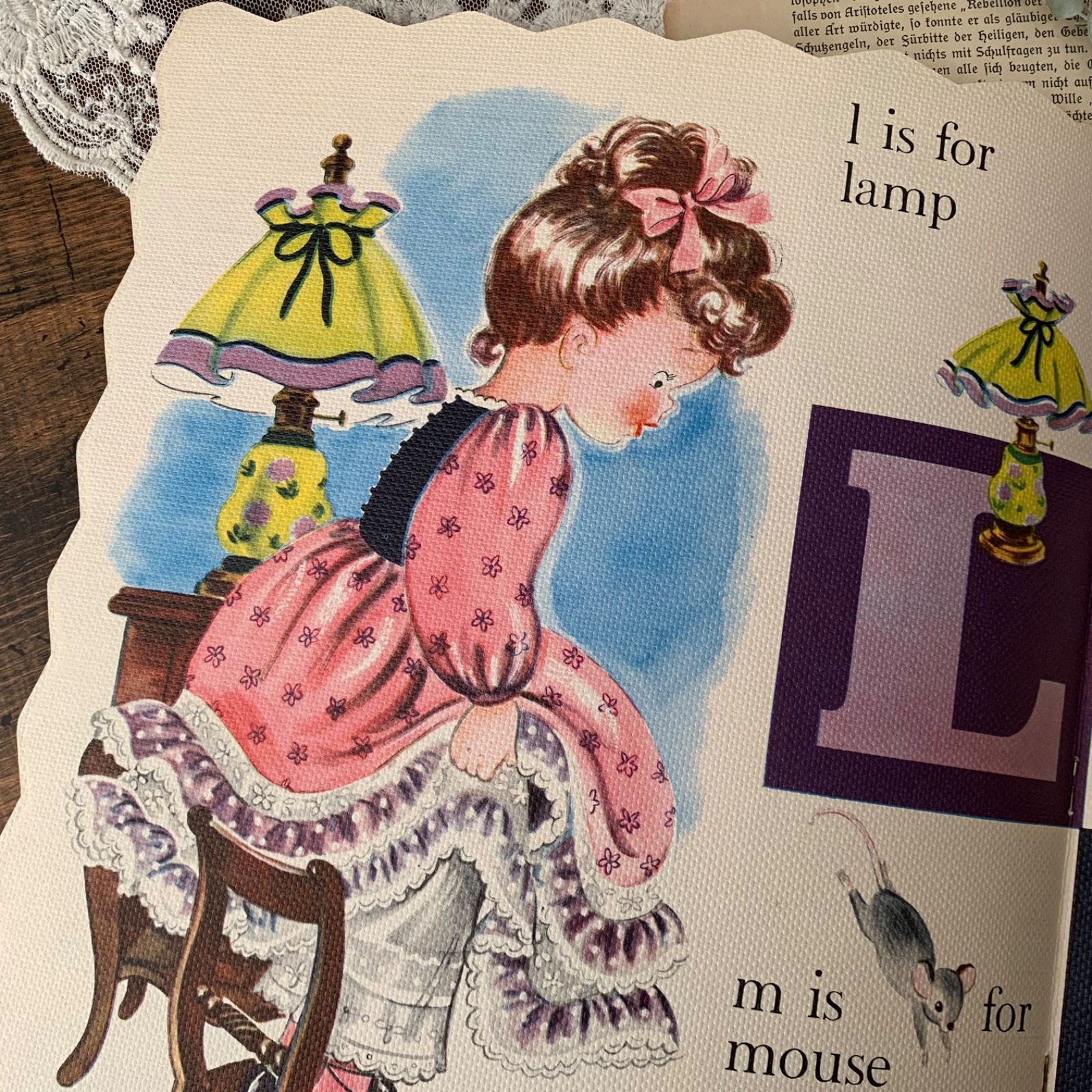 希少】ヴィンテージ絵本 1948年 Merrill ABC Picture Book 大判 レトロ