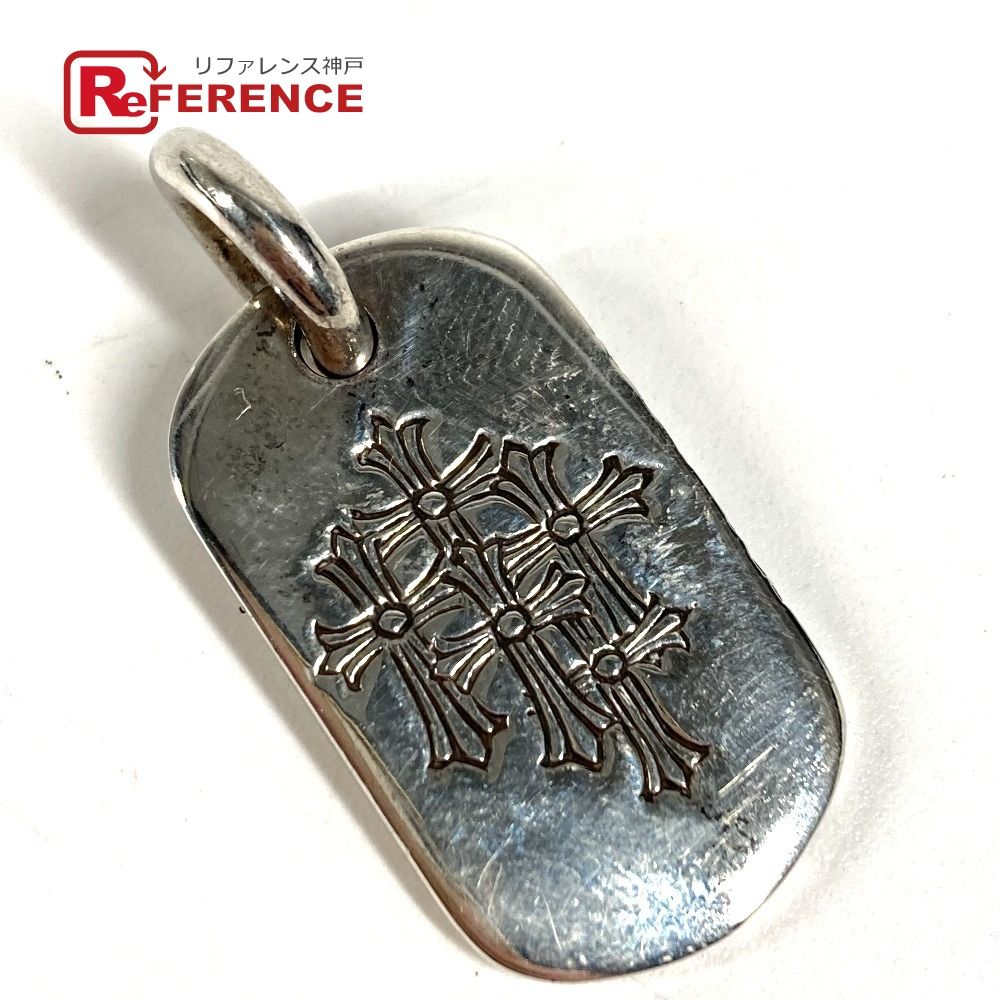 【値下】クロムハーツ　NYC限定　ドッグタグ　ペンダントトップ　シルバー925 CHROME HEARTS クロムハーツ ペンダントトップ セメタリークロス ロゴ