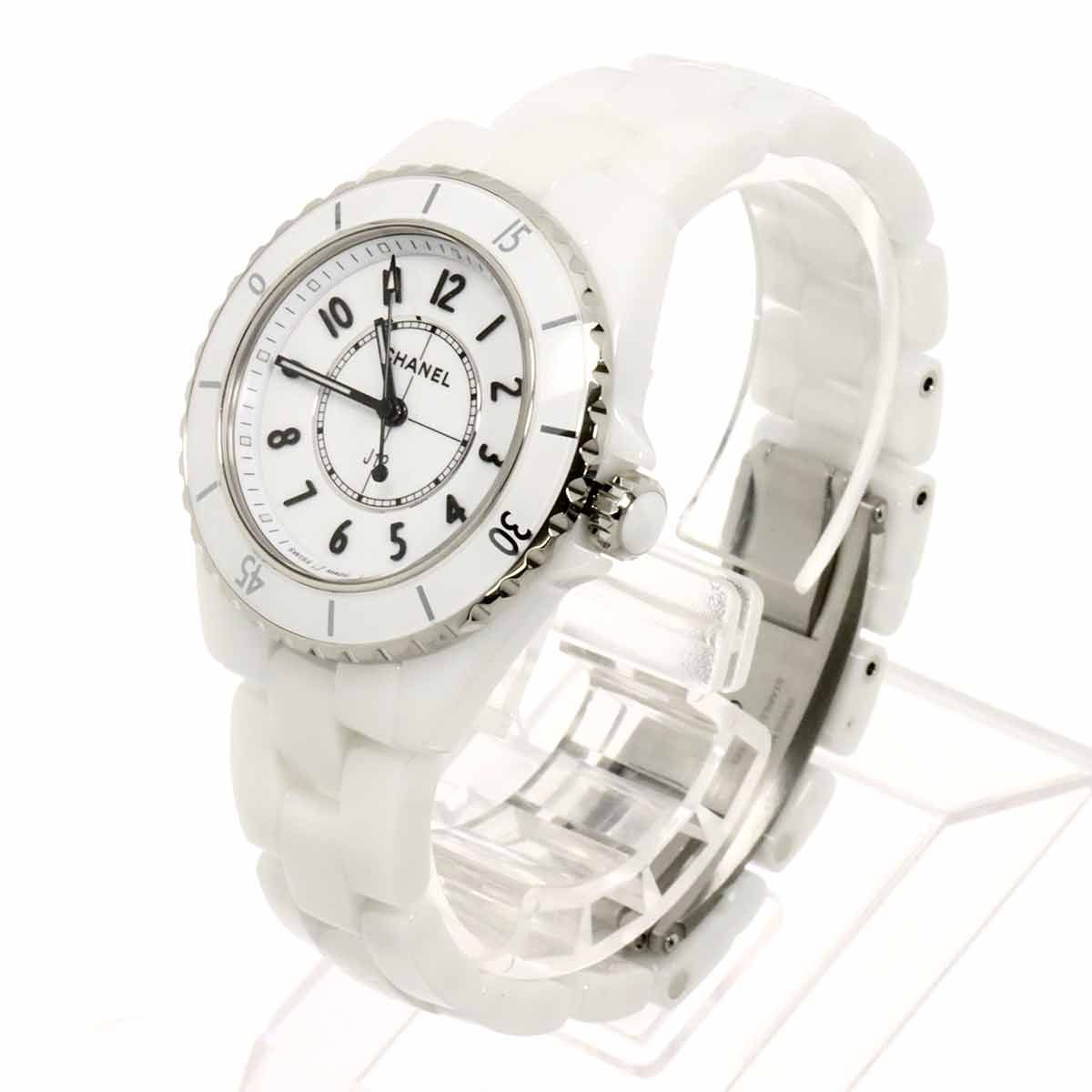 シャネル CHANEL J12 33mm H5698 レディース 腕時計 ホワイト 