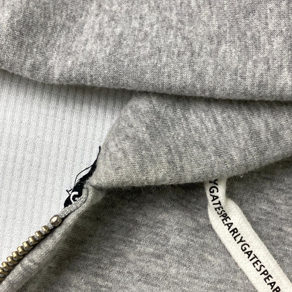 サイズ：5 PEARLY GATES パーリーゲイツ 長袖ジップパーカー グレー系