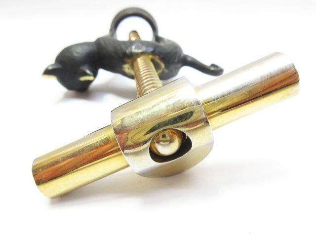 ヴィンテージ MONOPOL モノポール ワインオープナー 黒猫 猫 キャット