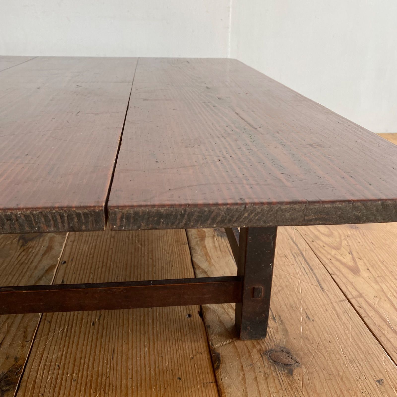 アンティーク ローテーブル 座卓 ちゃぶ台 無垢材 Y641 - メルカリ