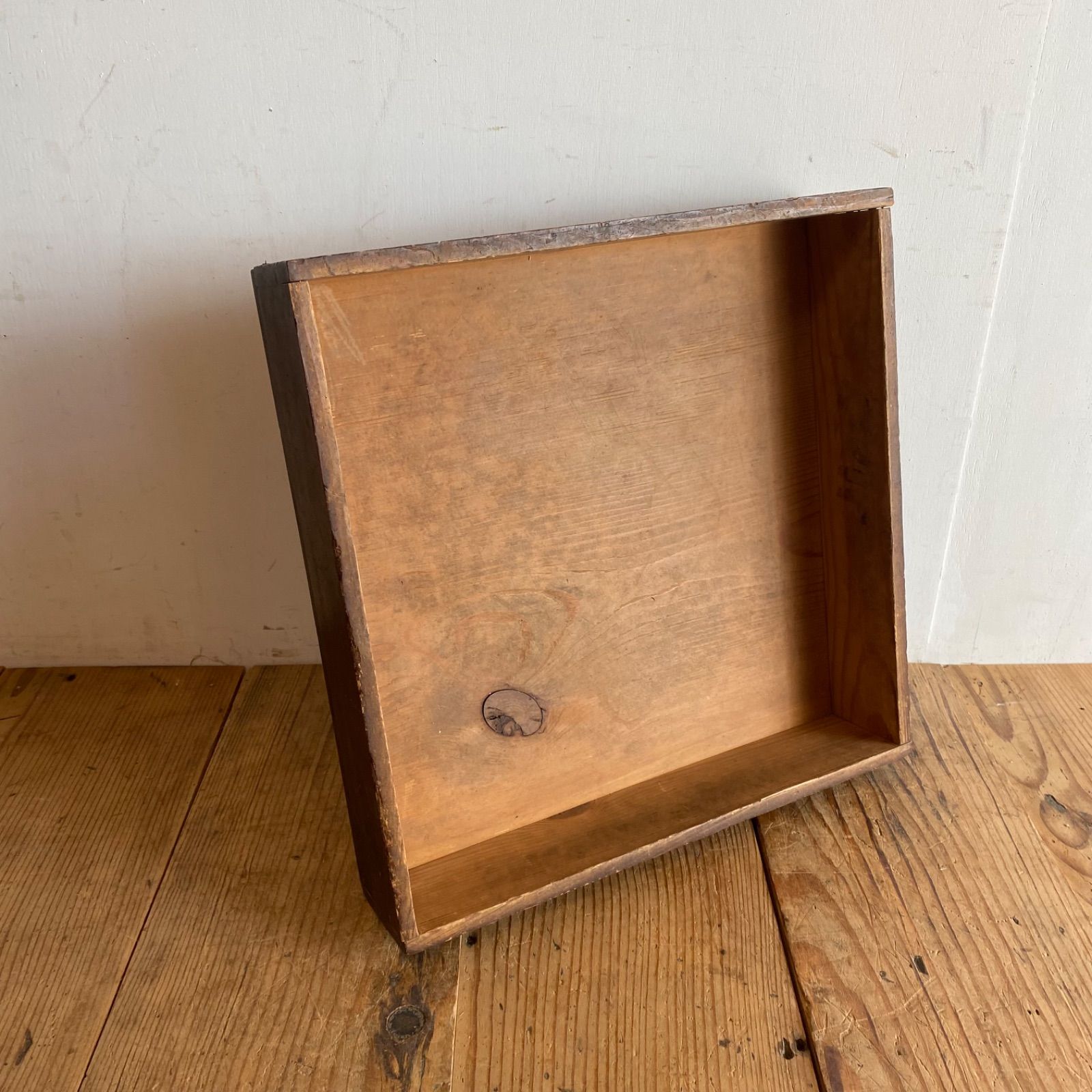 3点セット アンティーク 木箱 お茶箱 ボックス ケース コンテナ 道具箱