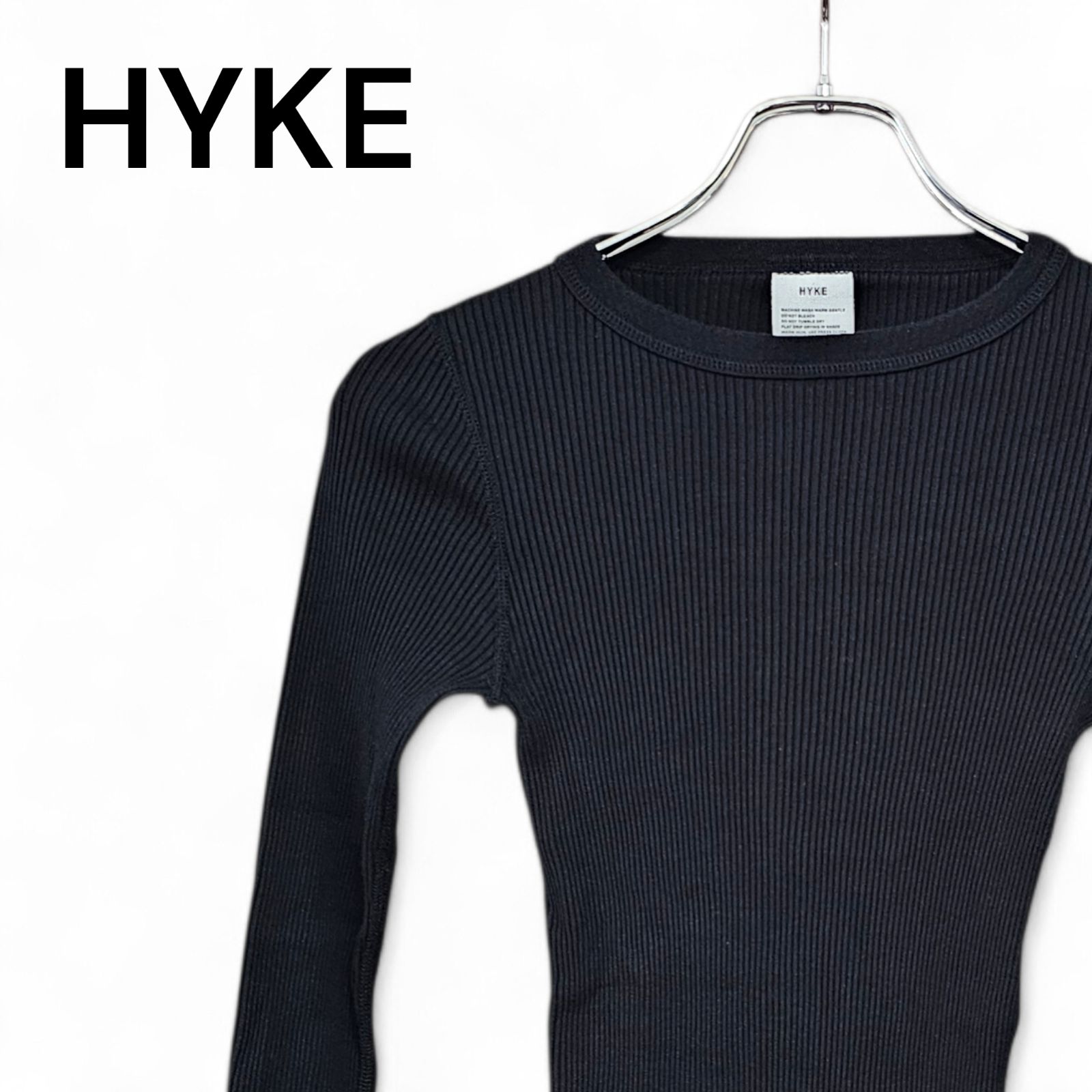 HYKE ハイク ブラック レディース トップス ニット セーター