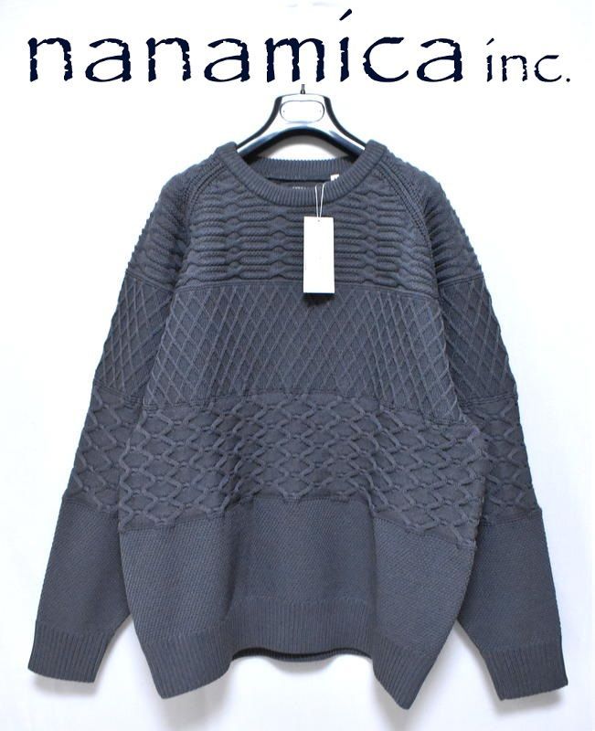定価3万4100円】新品 nanamica Crew Neck Sweater S S25FJ014