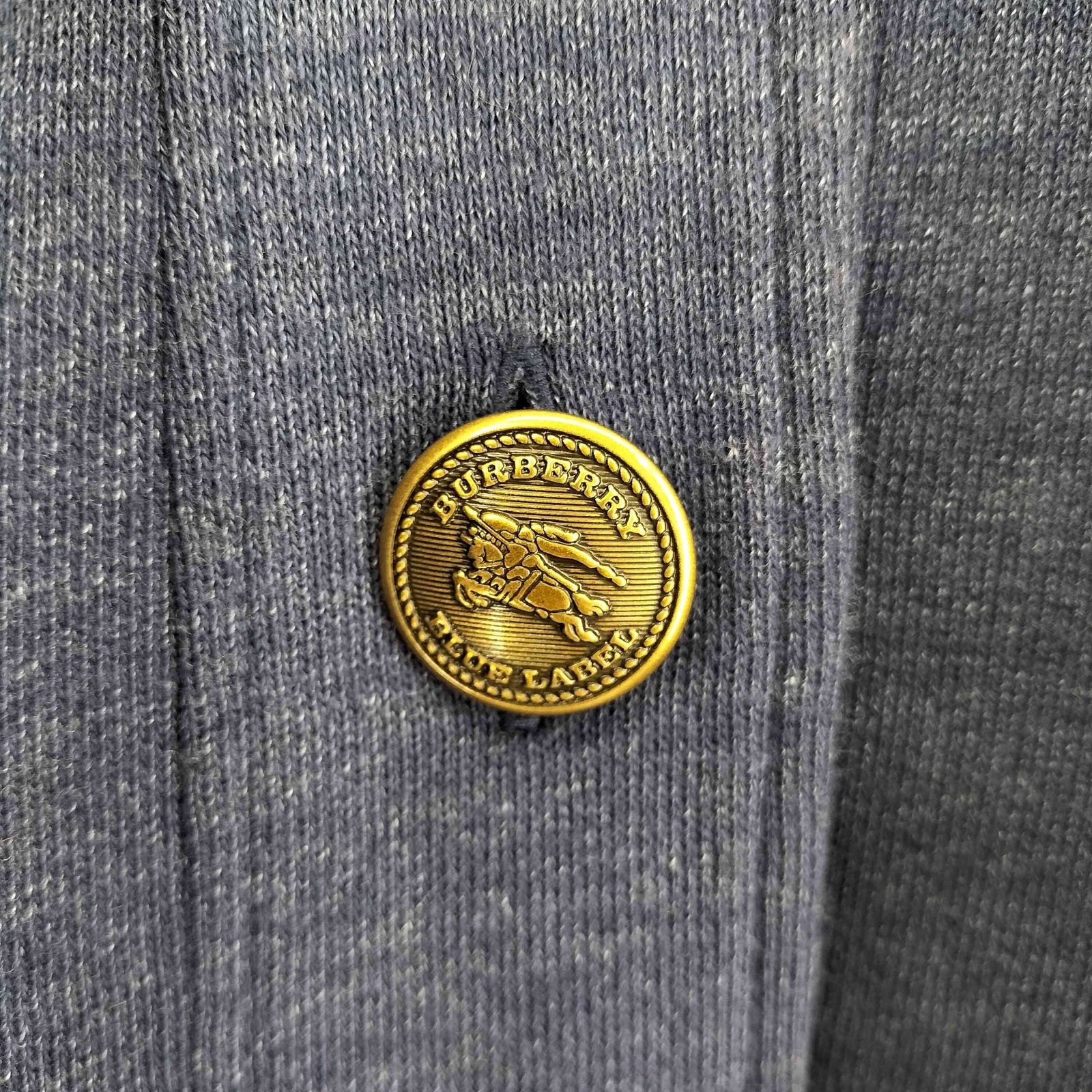 バーバリーブルーレーベル BURBERRY BLUE LABEL 金ボタン ポンチョ