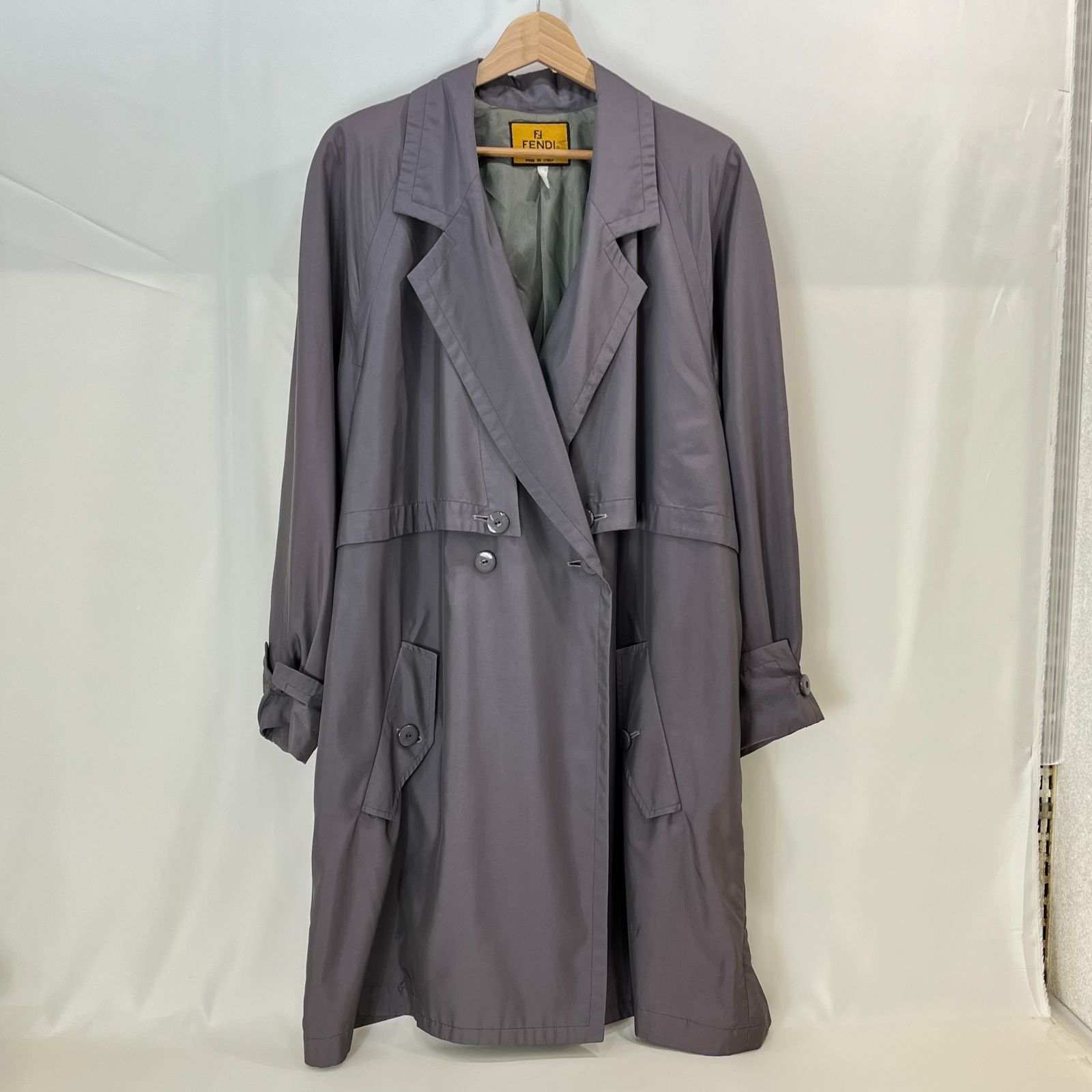 FENDI フェンディトレンチコート グレー系 レディース ファッション
