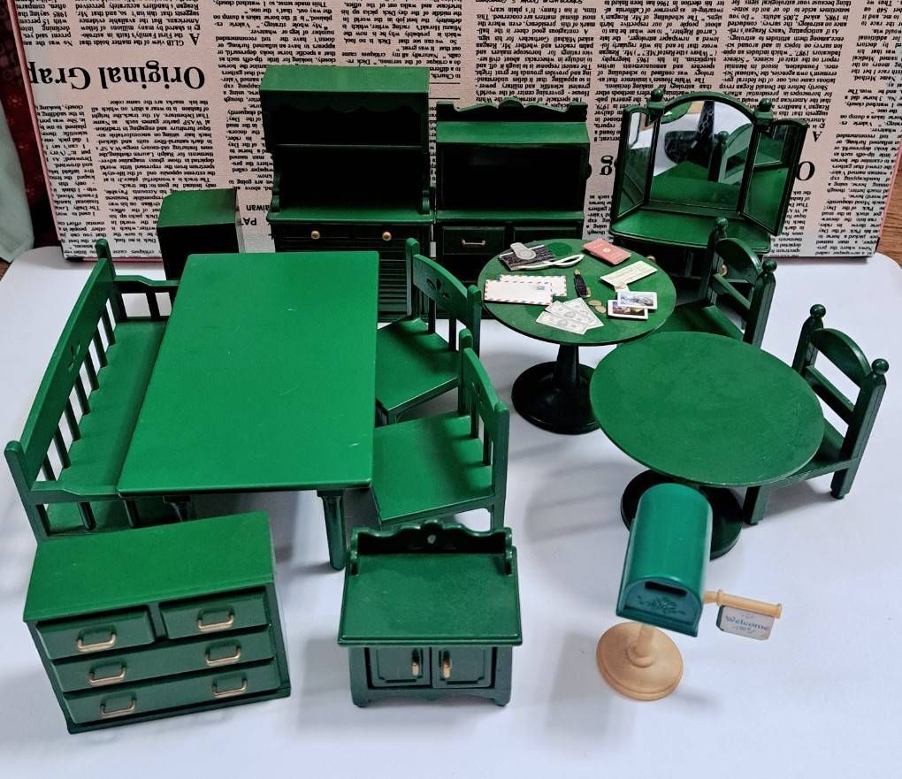ミニチュア ドールハウス 緑家具セット 61 - メルカリ