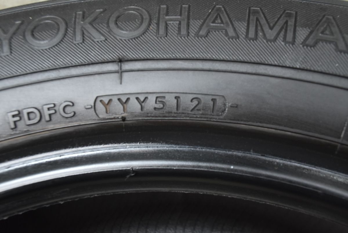 溝有】ヨコハマ ブルーアース E51 225/60R17 4本セット アルファード