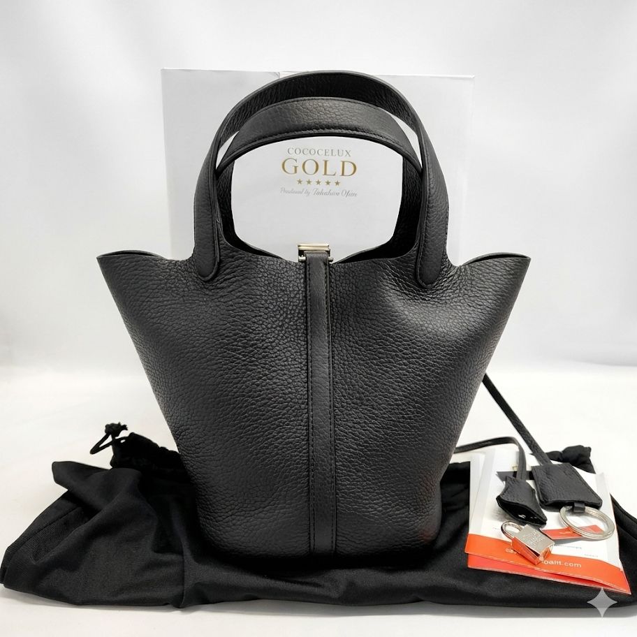 ココセリュックスゴールド ヘラクレスカリーナバッグ 黒 極美品】ココセリュックスゴールドCOCOCELUX GOLD ヘラクレスカリーナ