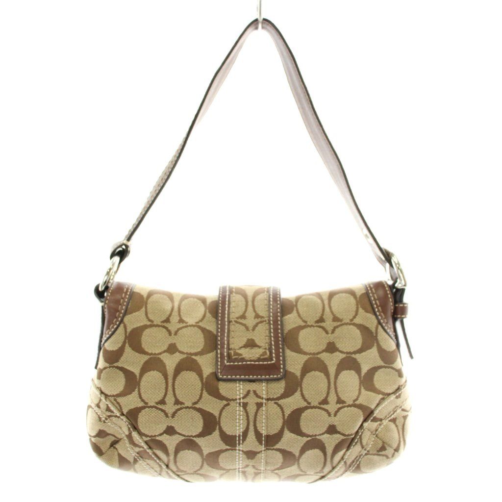 コーチ COACH ハンドバッグ ワンショルダー キャンバス レザー