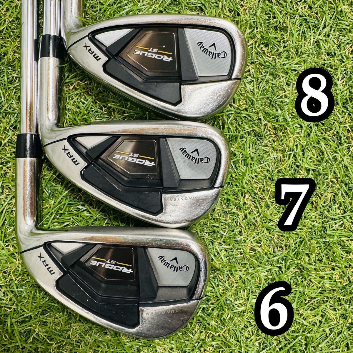 良品】キャロウェイ ローグST マックス メンズアイアンセット 6本 S