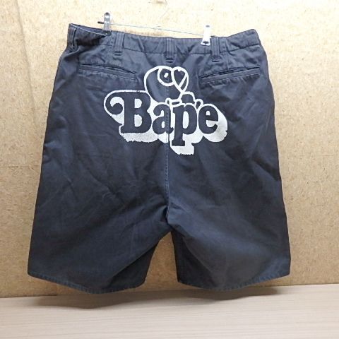 A BATHING APE ｱﾍﾞｲｼﾝｸﾞｴｲﾌﾟ お昼寝マイロハーフパンツ サイズL - メルカリ