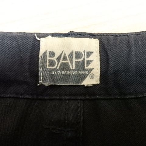 A BATHING APE/アベイシングエイプ お昼寝マイロ ハーフパンツ サイズL