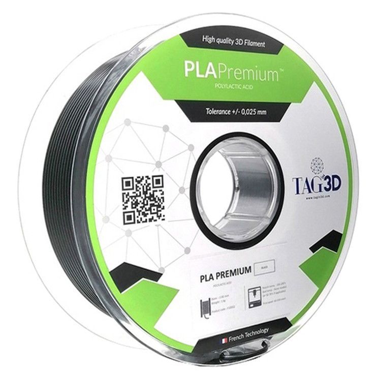 【送料無料】TAGin3D 3Dプリンター用フィラメント プレミアムPLAフィラメント PLA PRM-2.85BK ブラック 1kg