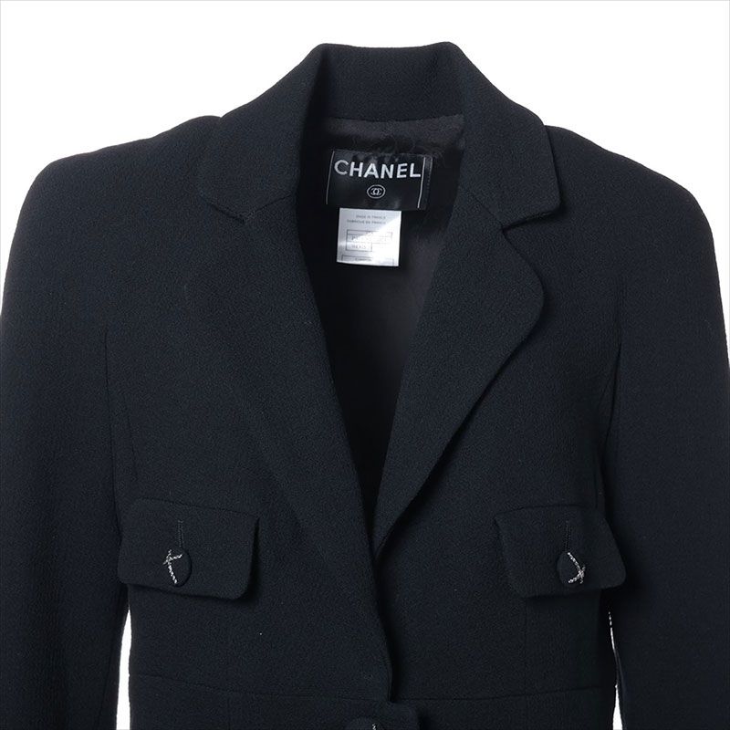 CHANEL シャネル ジャケット Size:38 ウール 07A テーラード 【大幅
