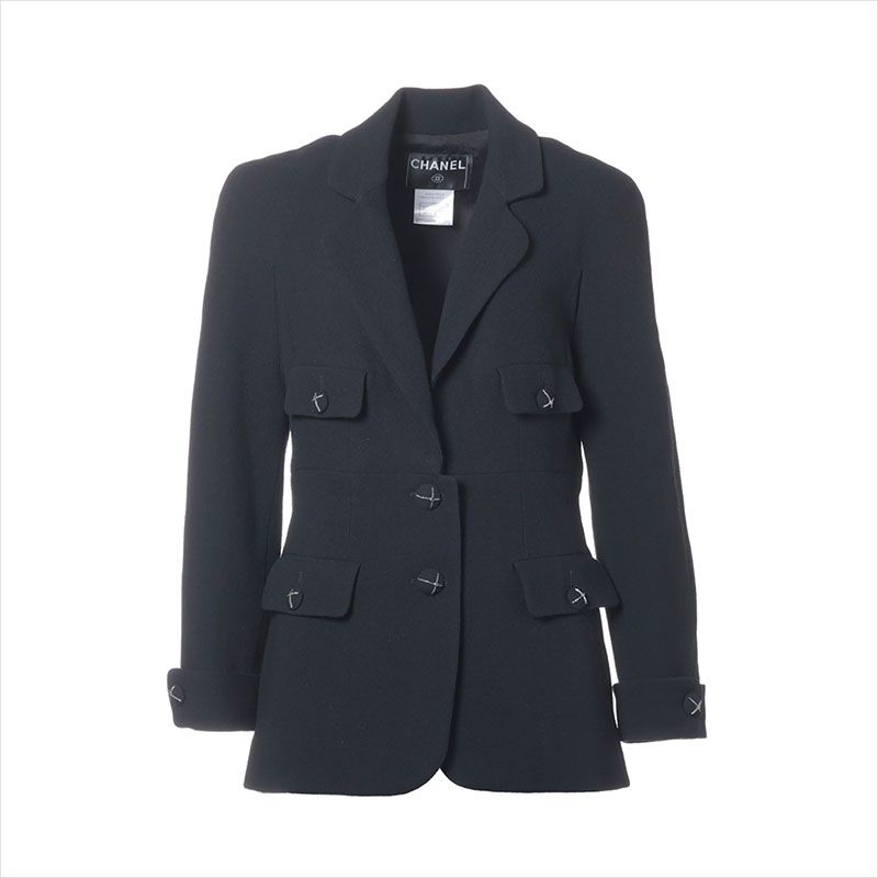CHANEL シャネル ジャケット Size:38 ウール 07A テーラード 【大幅