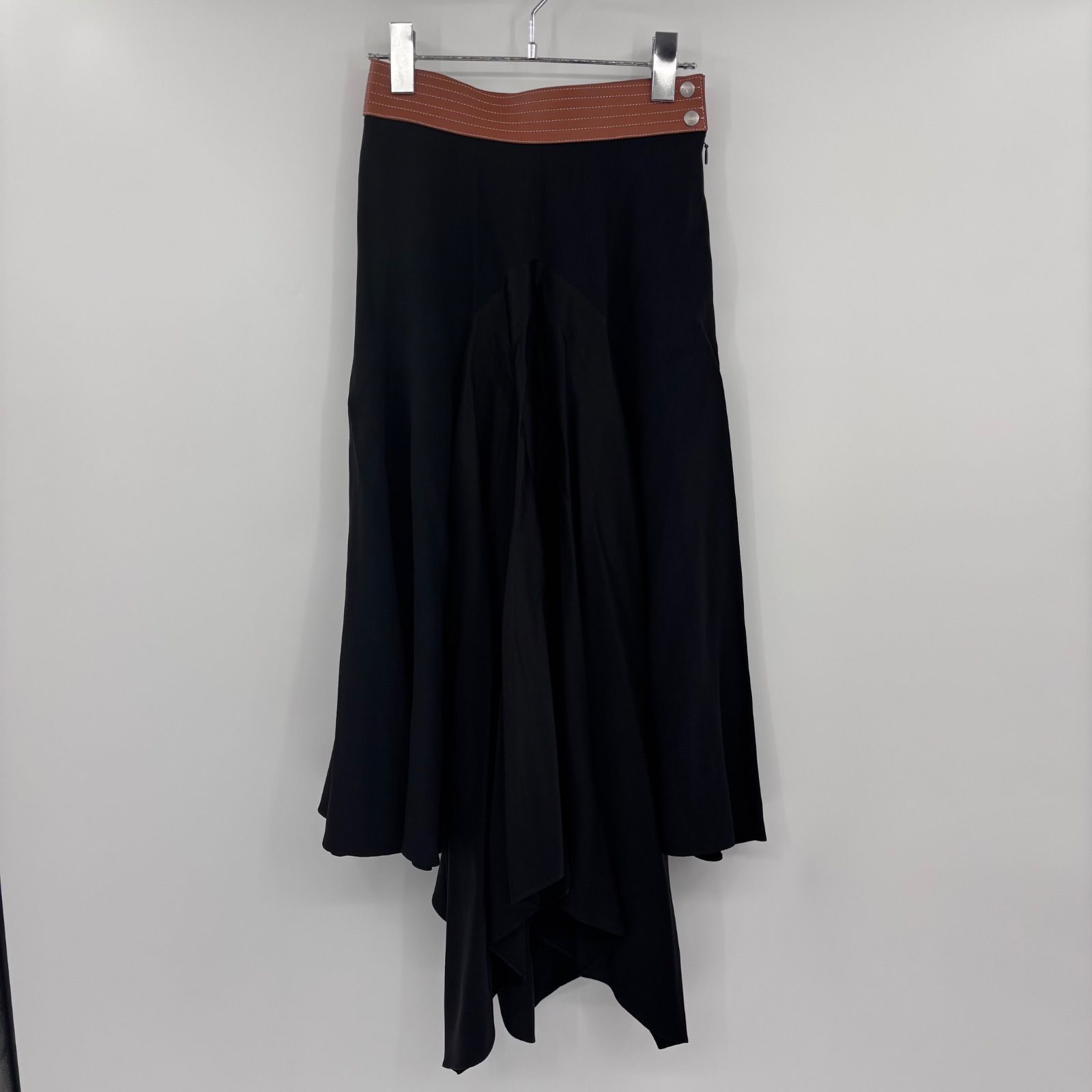 LOEWE ロエベ ウエストレザー切り替えスカート S356344XCB - メルカリ