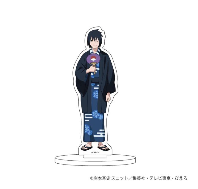 キャラアクリルフィギュア「NARUTO」＆「BORUTO」18/うちはサスケ 温泉