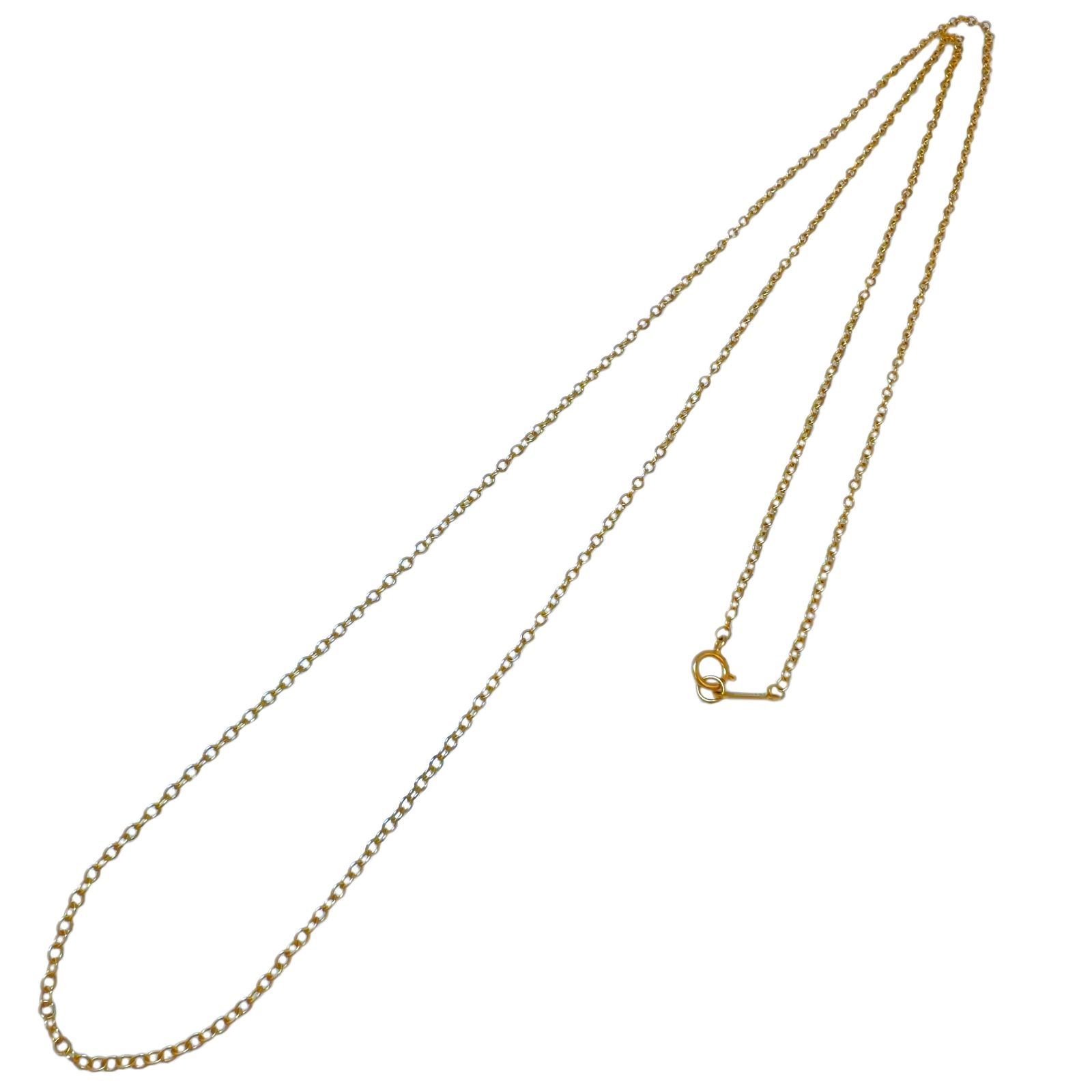 TIFFANY＆Co. ティファニー ネックレス 750 K18 YG ロング ミディアム