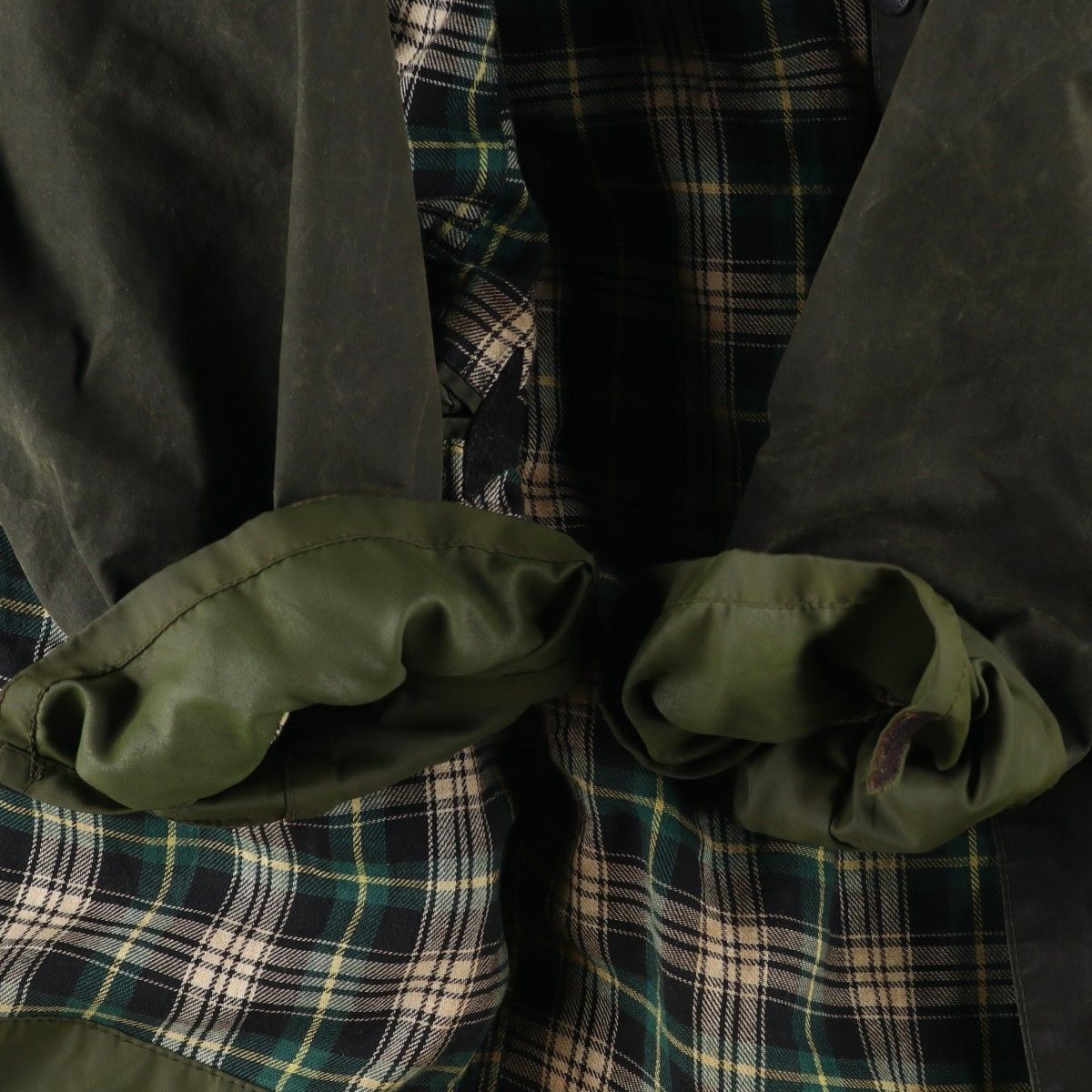 古着 80~90年代 バブアー Barbour BORDER ボーダー 旧3ワラント 